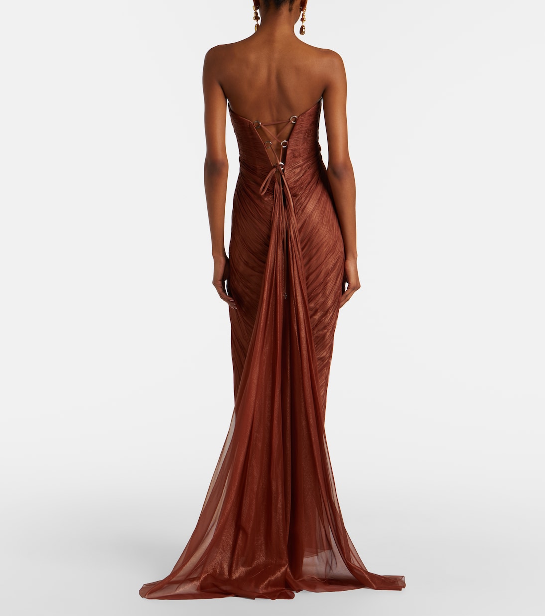 Robe bustier Rachel en soie | Maria Lucia Hohan