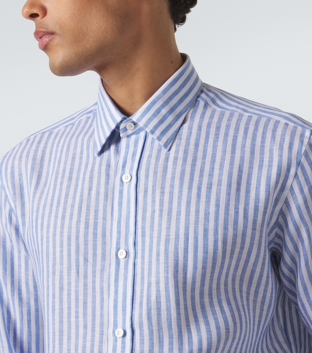 Striped linen shirt | Charvet