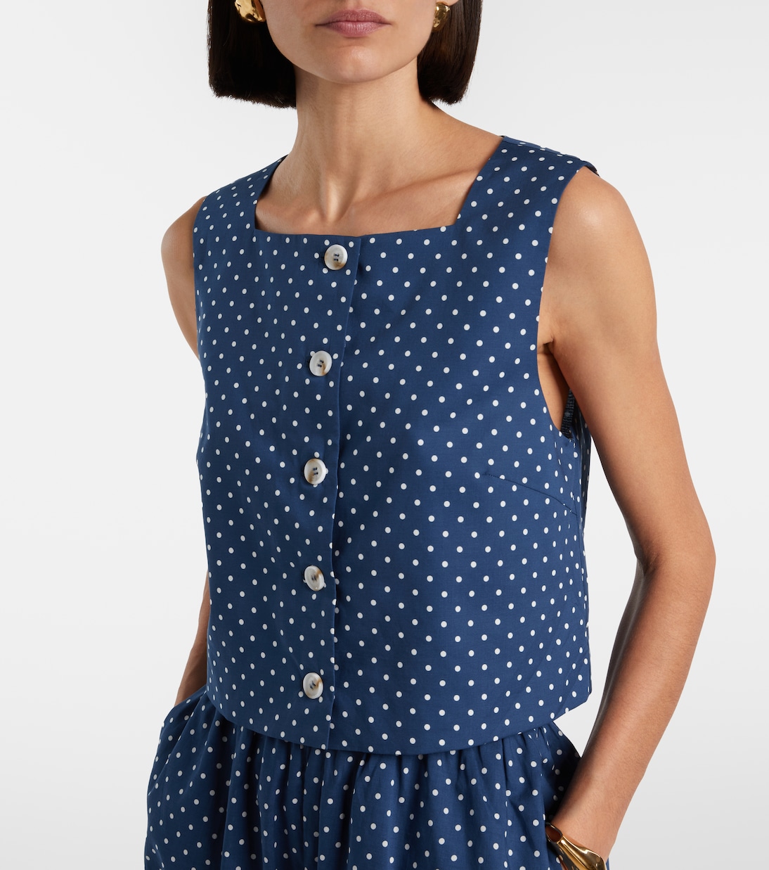 Top cropped Rio a pois | Posse