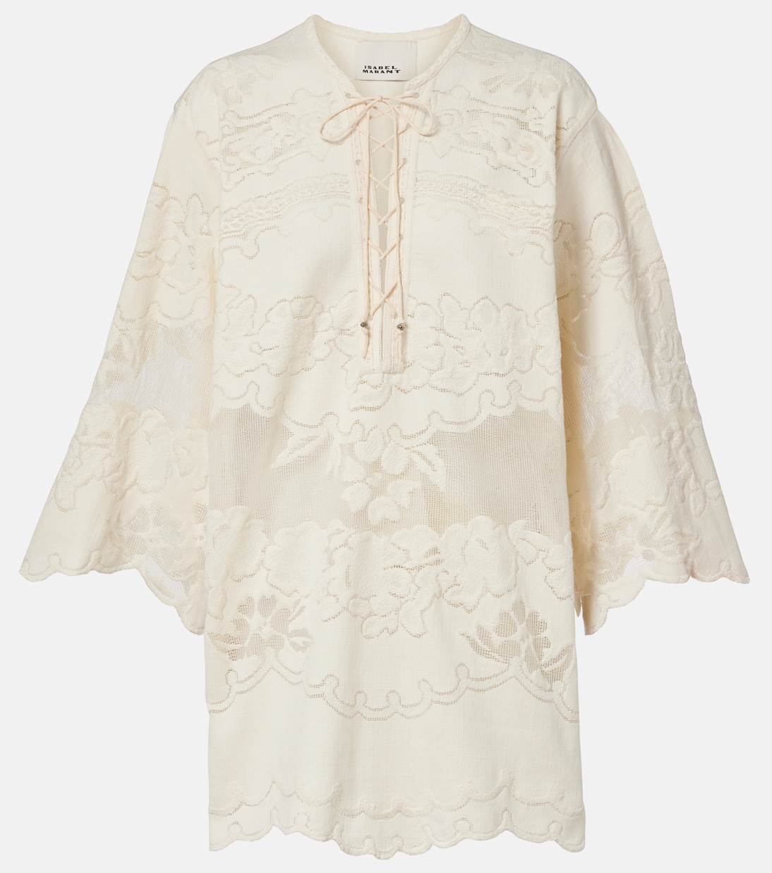 Solara embroidered cotton-blend minidress | Isabel Marant