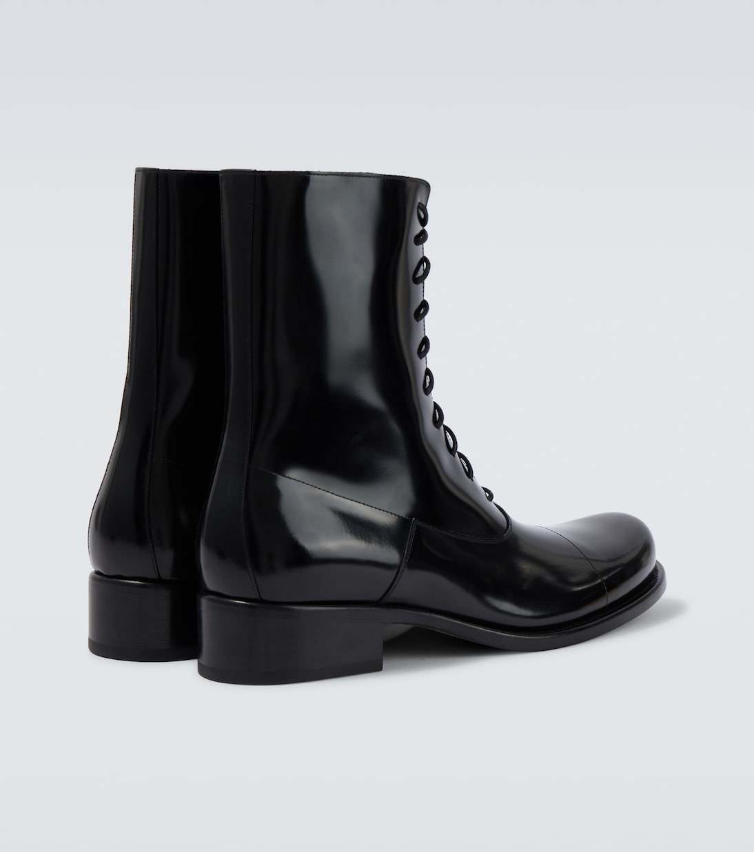 Kai patent leather lace-up boots | The Row