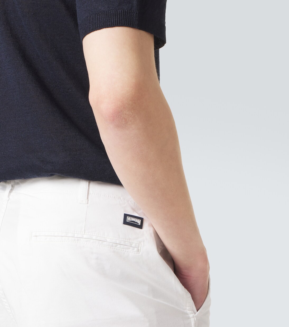 Cotton-blend satin Bermuda shorts | Vilebrequin