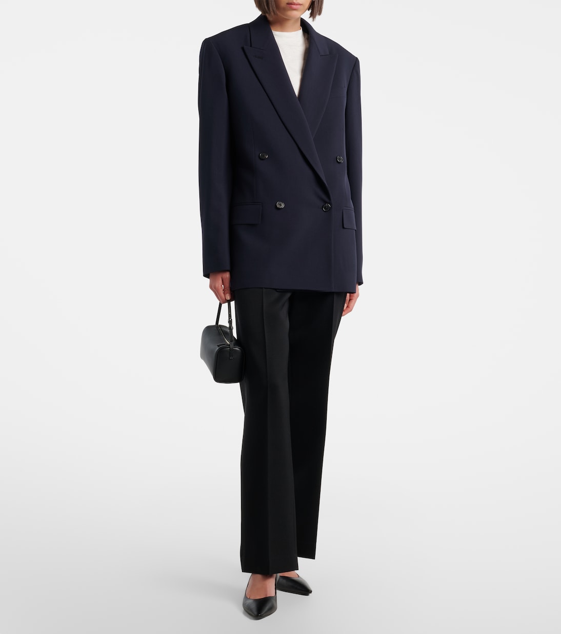 '90s Small leather top-handle bag | The Row