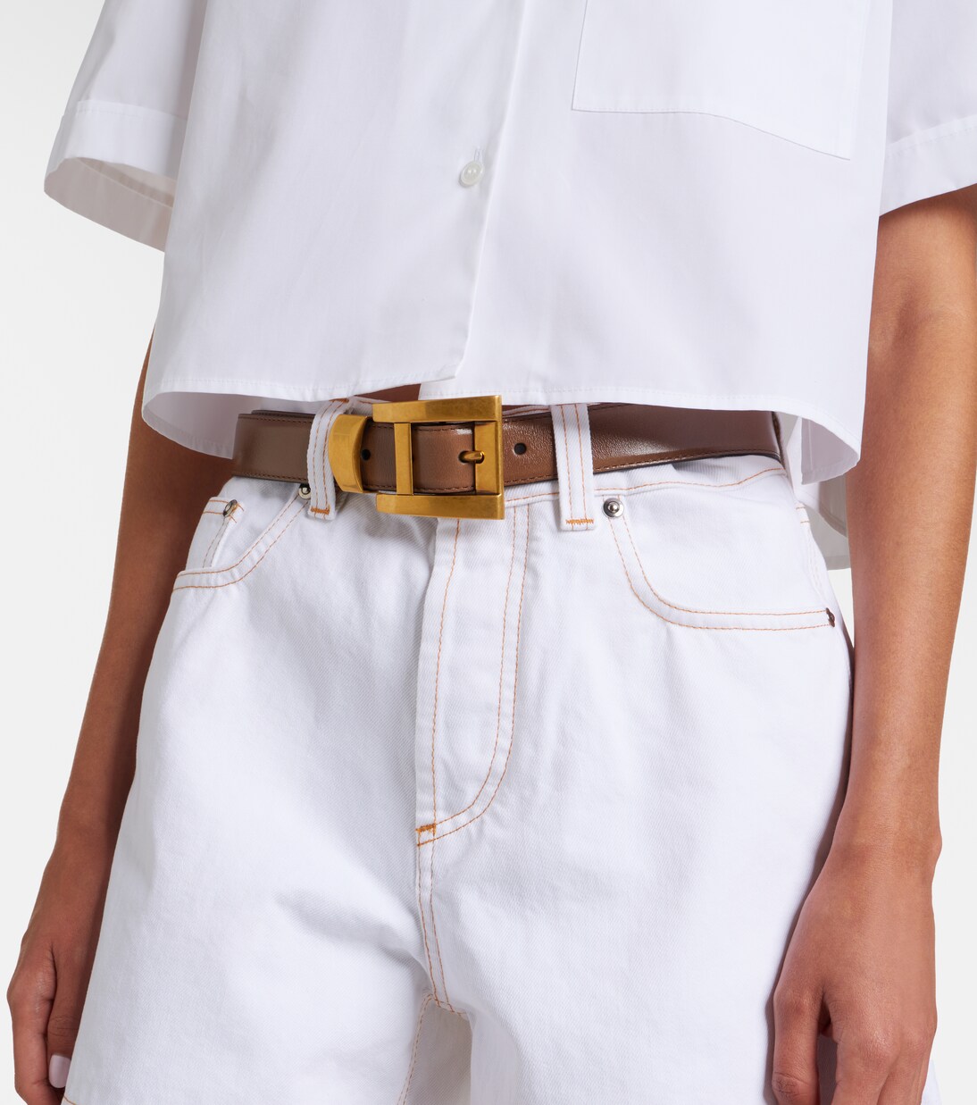 Leather belt | Versace