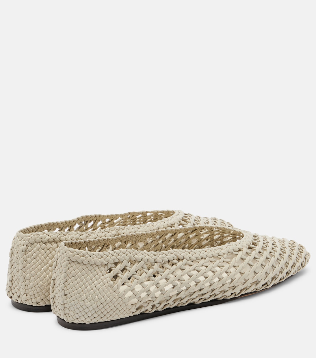 Regency woven leather ballet flats | Le Monde Béryl