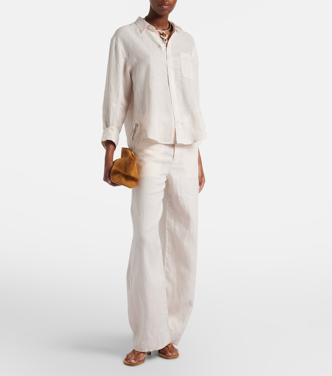 Chemise Kayla Shrunken en lin | Citizens of Humanity