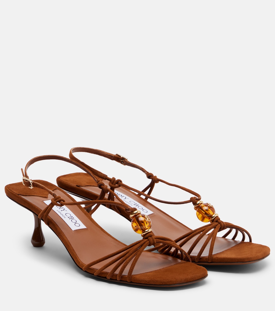 Verzierte Sandalen Lova aus Veloursleder | Jimmy Choo