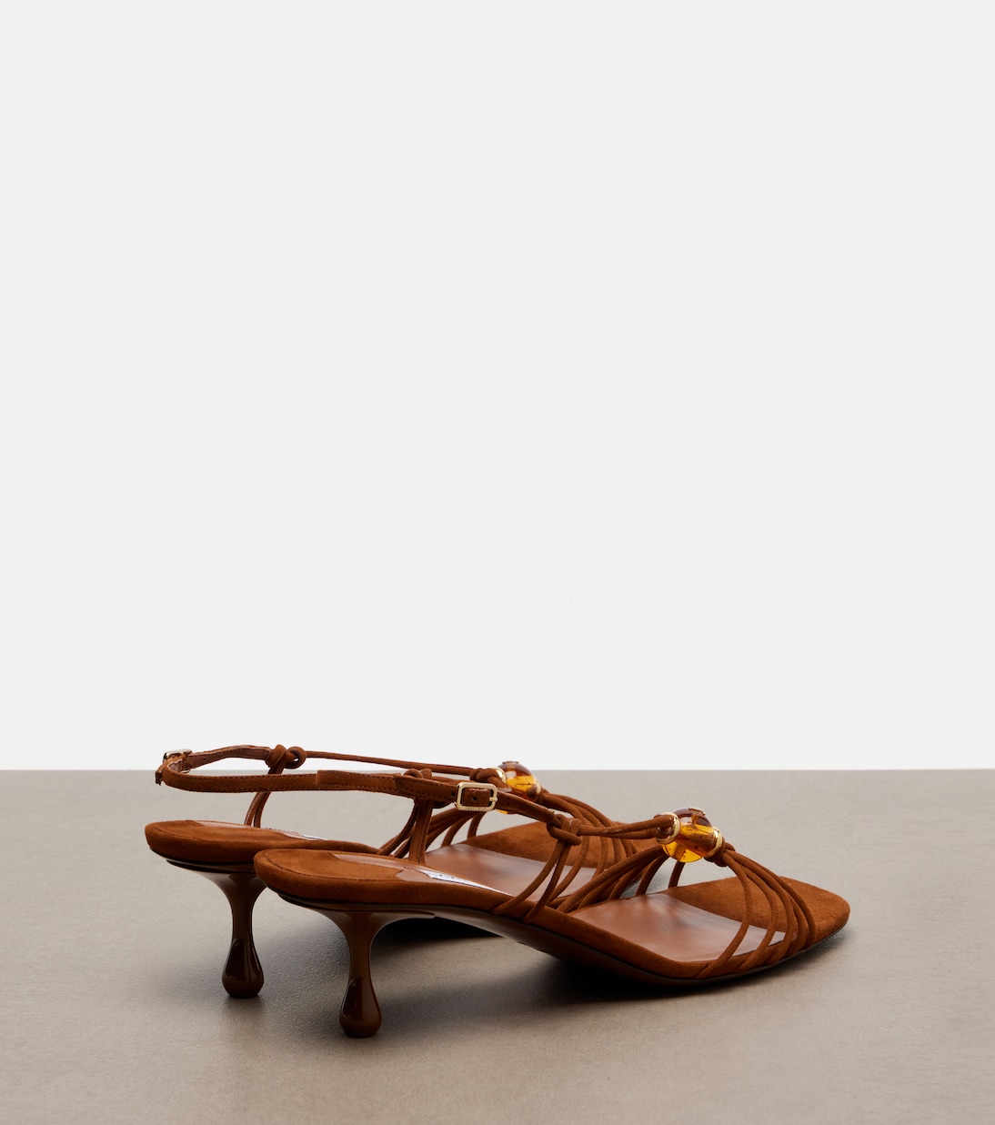 Verzierte Sandalen Lova aus Veloursleder | Jimmy Choo
