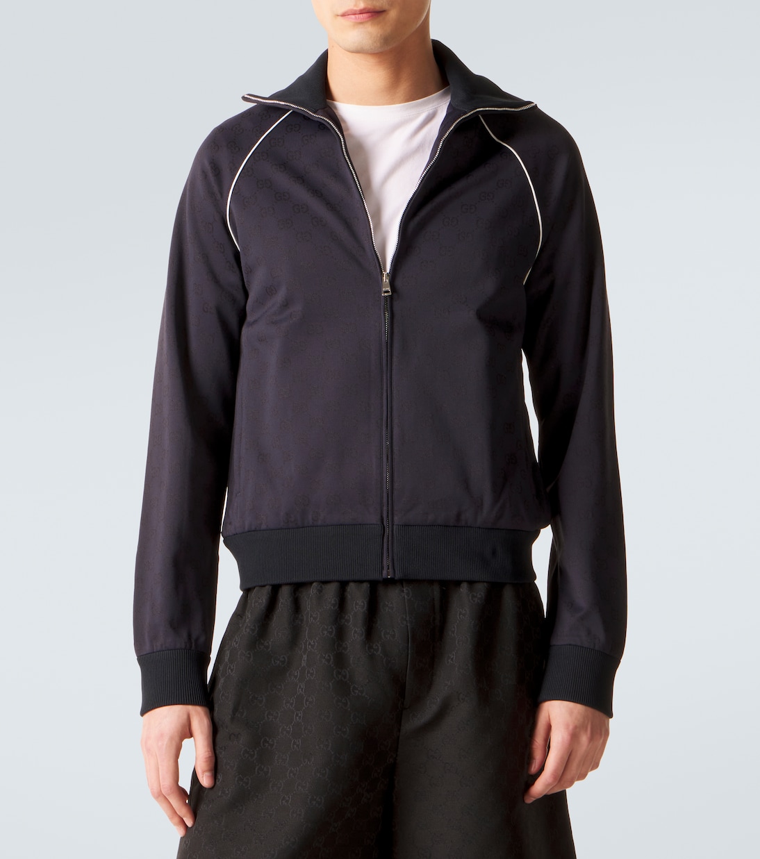 Chaqueta de jacquard técnico con GG | Gucci