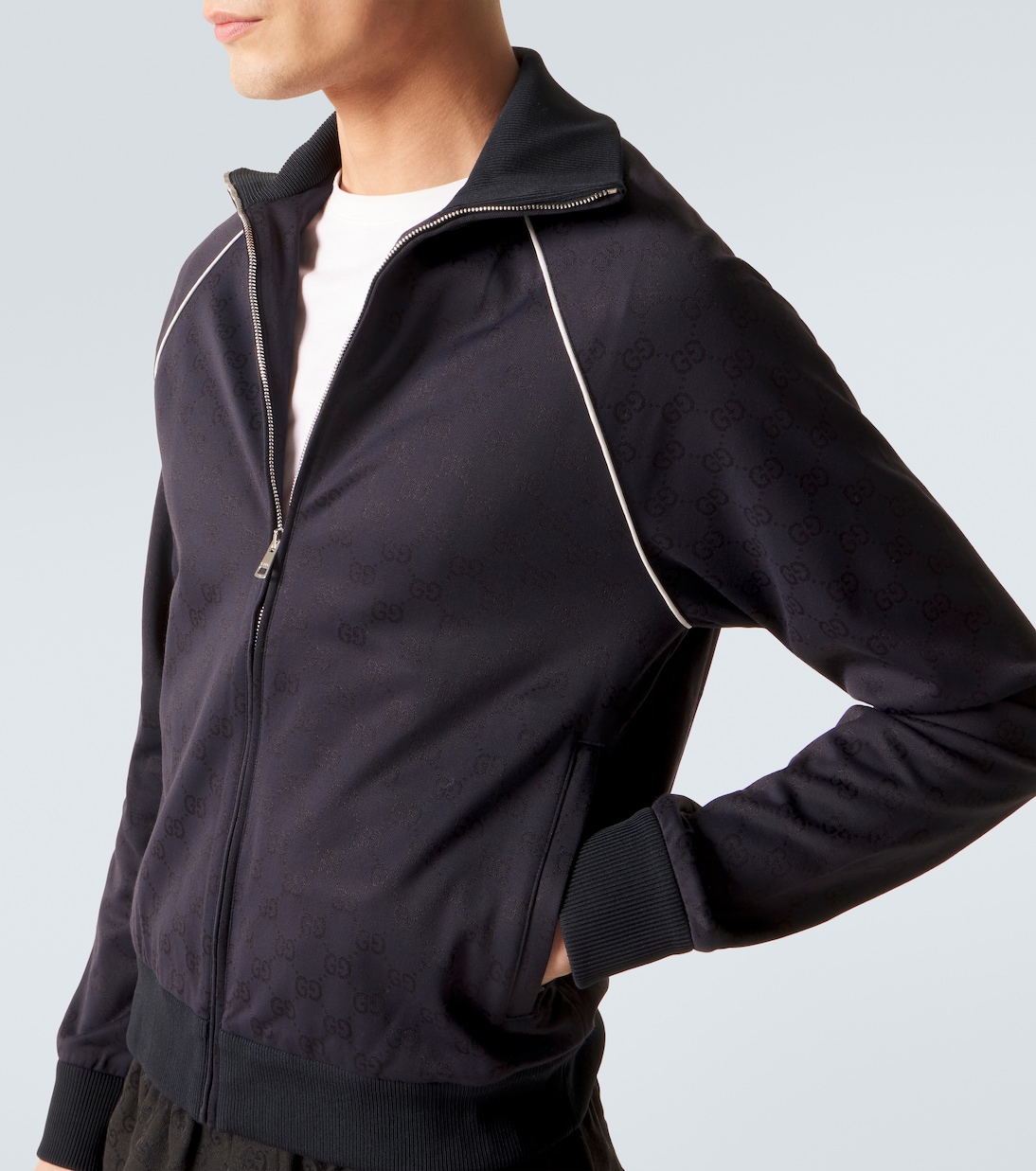 Chaqueta de jacquard técnico con GG | Gucci