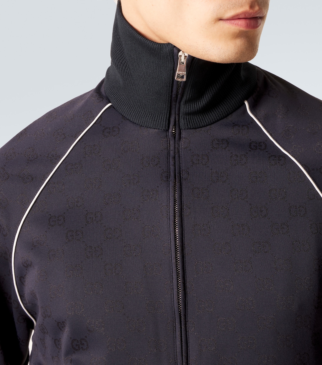 Chaqueta de jacquard técnico con GG | Gucci