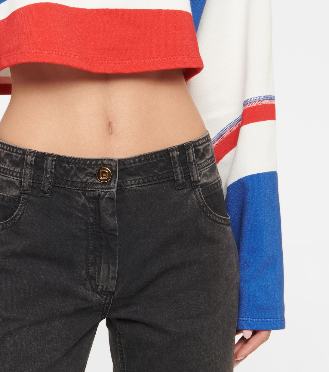 Low-Rise Bootcut Jeans | Balmain