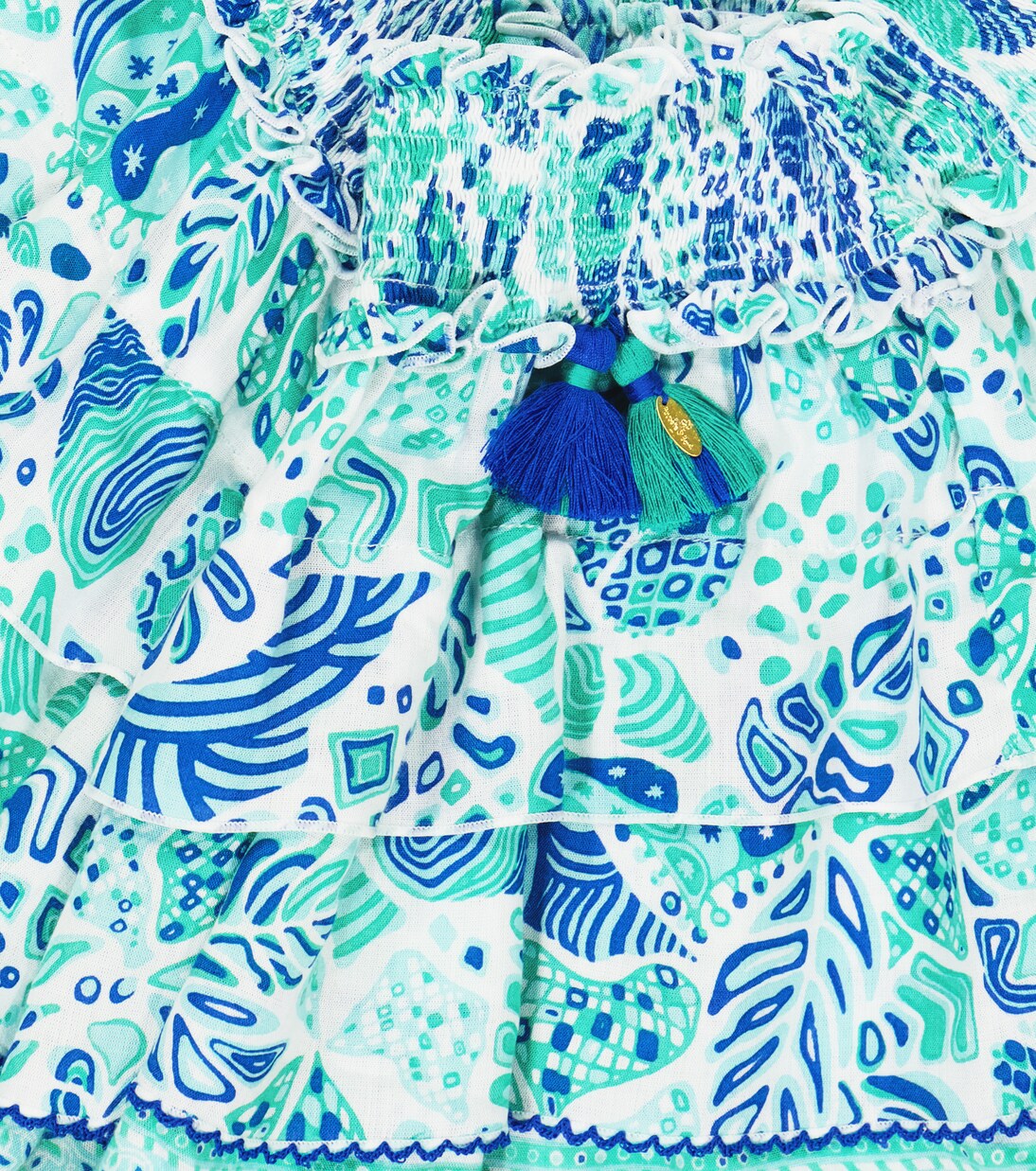 Jupe Ariel à fleurs | Poupette St Barth Kids