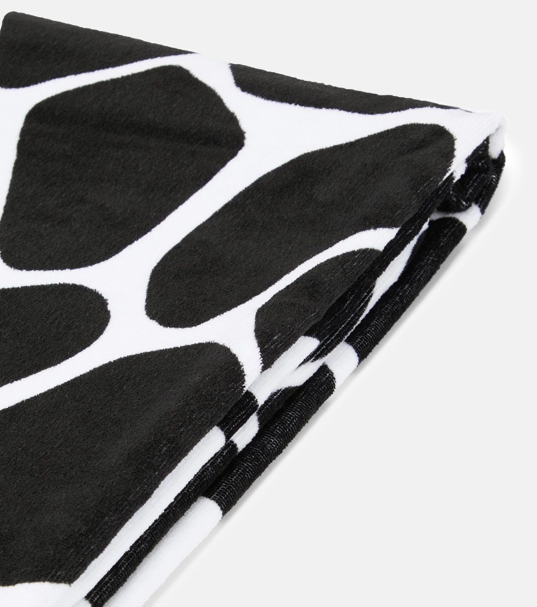 Printed cotton beach towel | Valentino