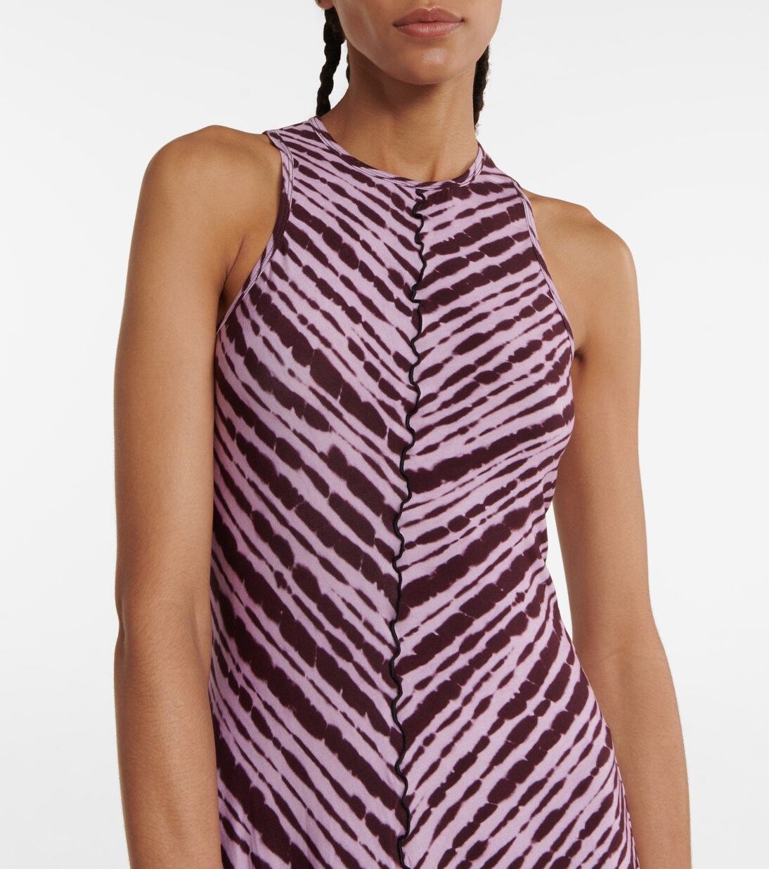 Bedrucktes Midikleid aus Jersey | Proenza Schouler