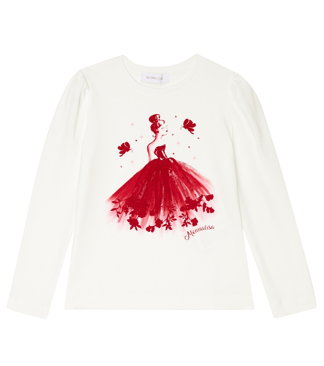 Printed cotton-blend top | Monnalisa