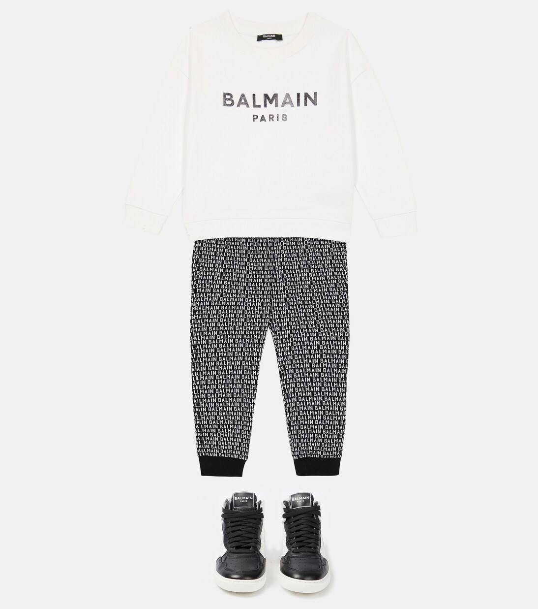 Sweatshirt aus Baumwoll-Jersey | Balmain Kids