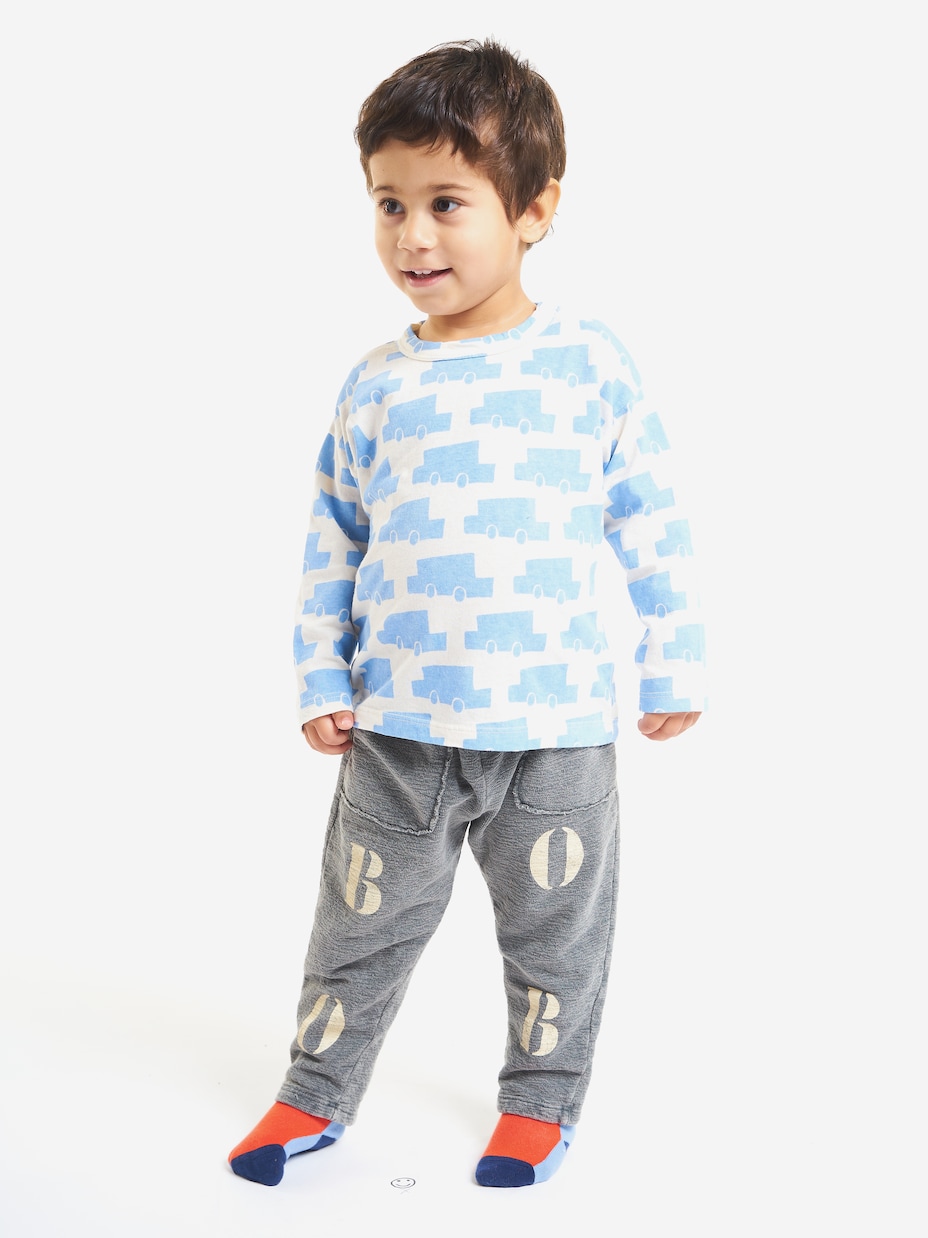 Baby logo cotton sweatpants | Bobo Choses
