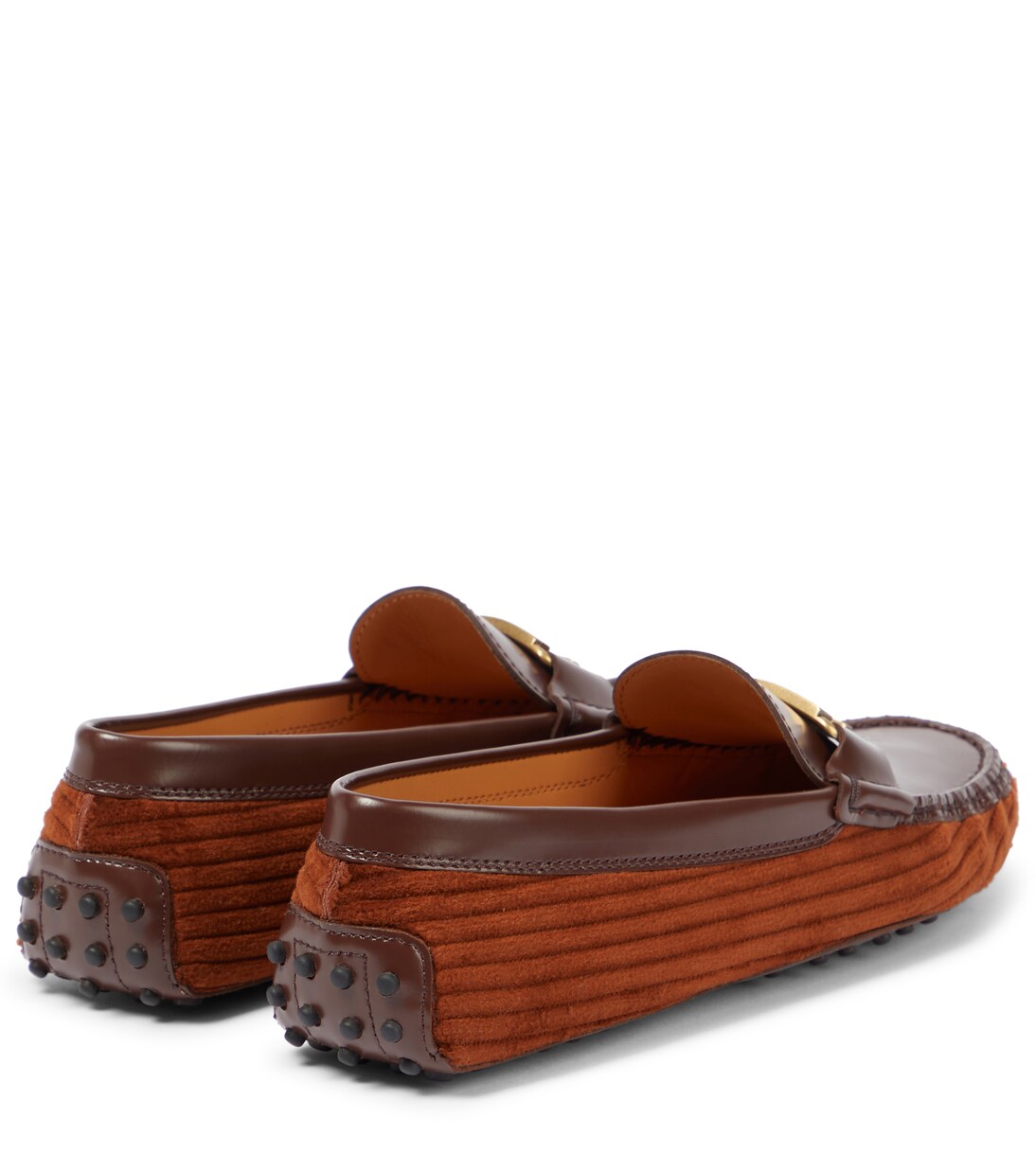 Mocasines Gommino de piel y terciopelo | Tod's