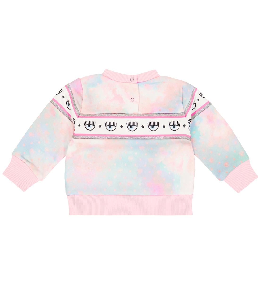 x Chiara Ferragni baby eye-motif jersey sweatshirt | Monnalisa