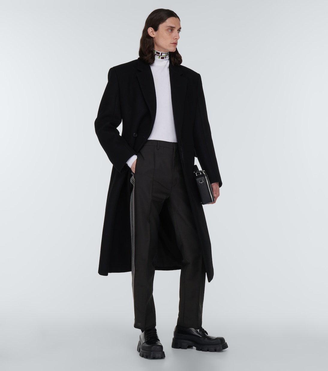 Anzughose aus Wolle und Mohair | Prada