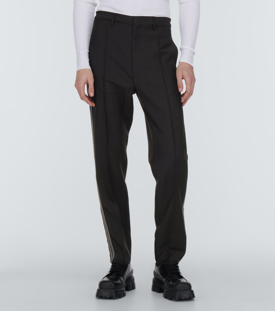 Anzughose aus Wolle und Mohair | Prada