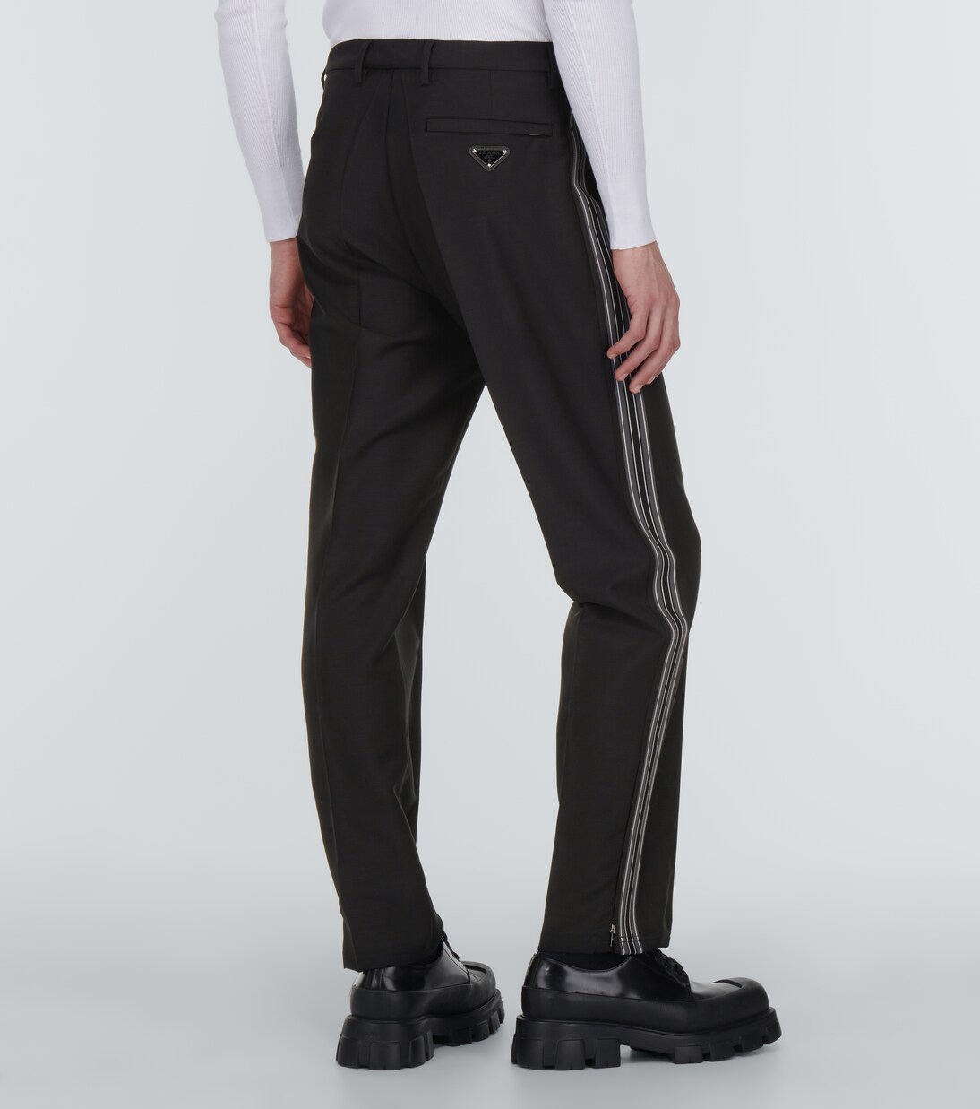 Anzughose aus Wolle und Mohair | Prada