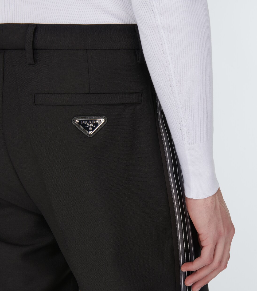 Anzughose aus Wolle und Mohair | Prada