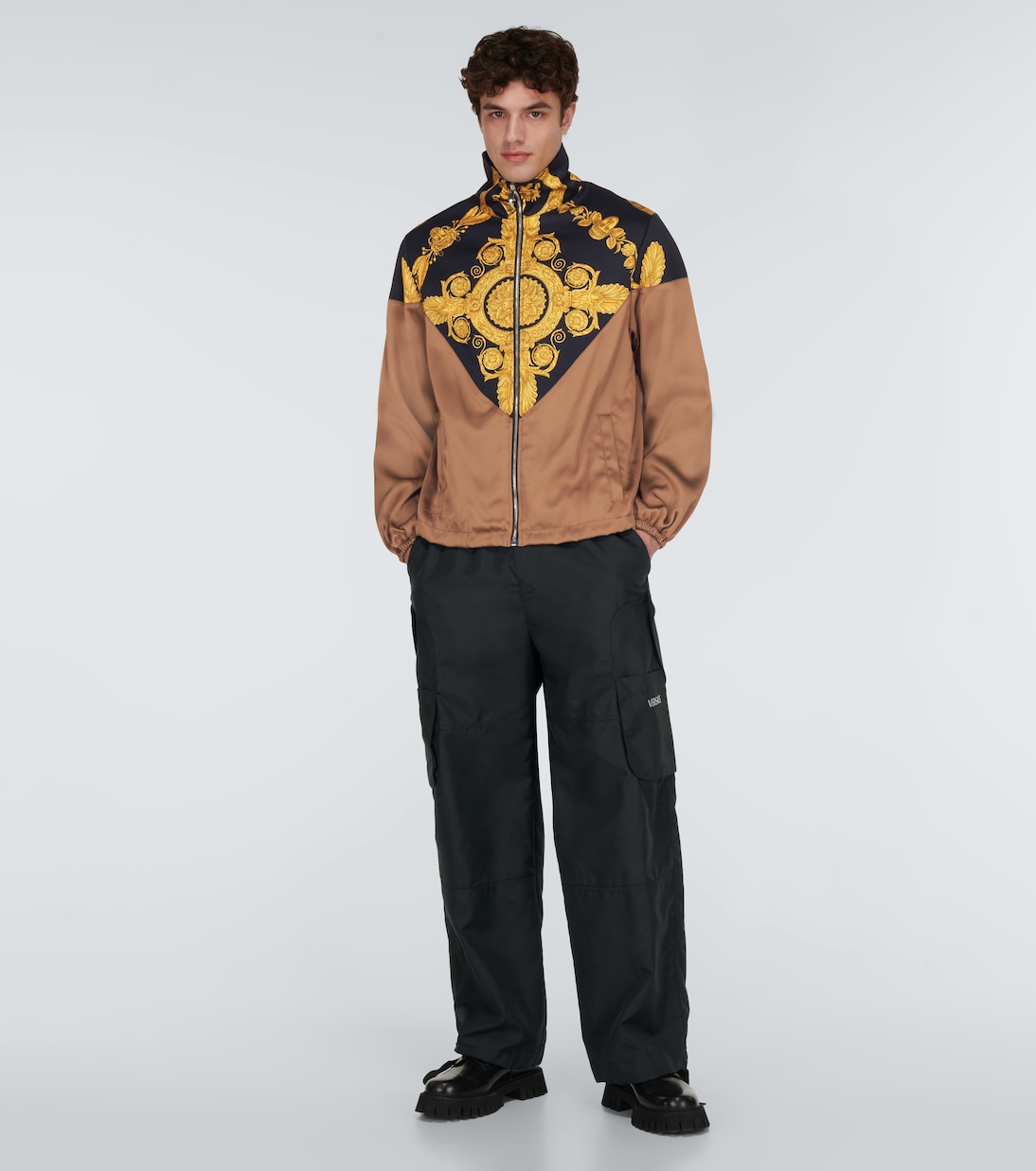 Technical wide-leg cargo pants | Versace