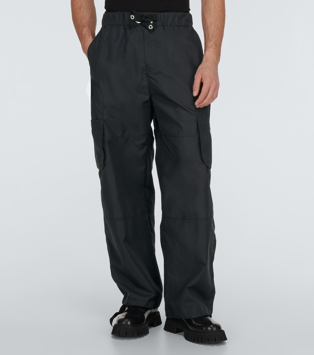 Technical wide-leg cargo pants | Versace