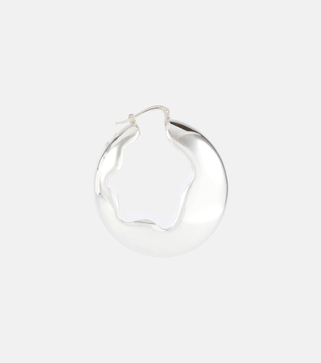 Silver earrings | Jil Sander