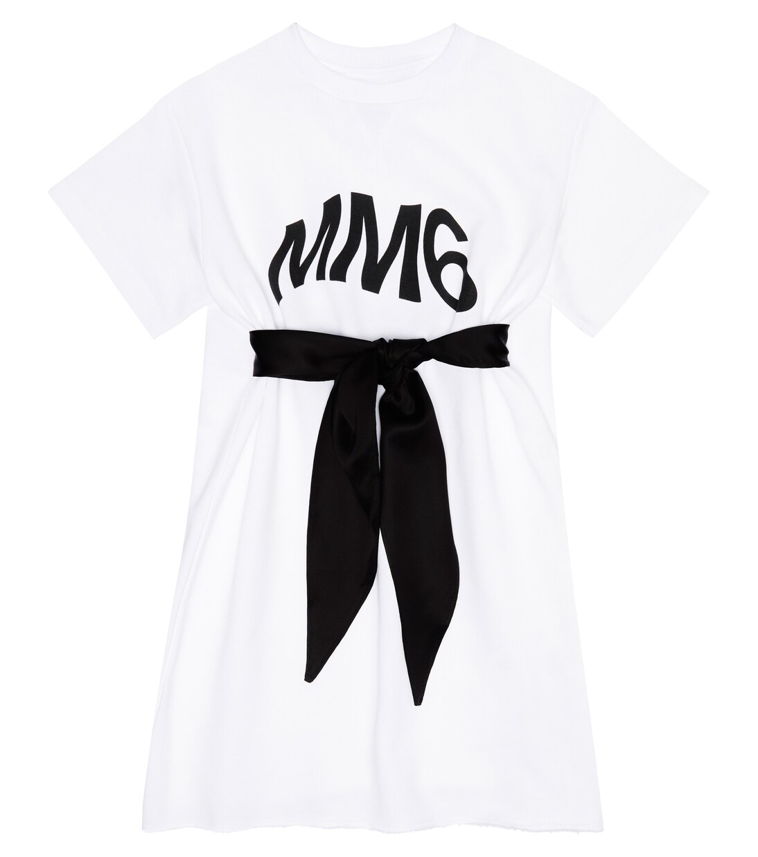 Logo cotton dress | MM6 Maison Margiela Kids