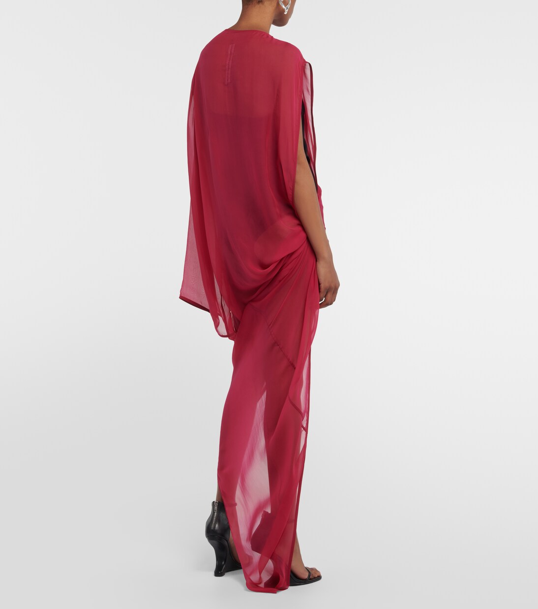 Maxikleid Abito aus Seide | Rick Owens