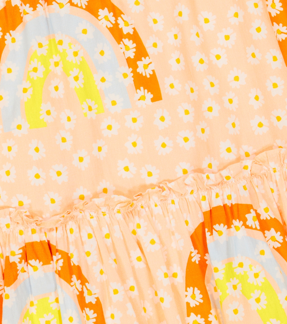Printed tiered cotton dress | Stella McCartney Kids