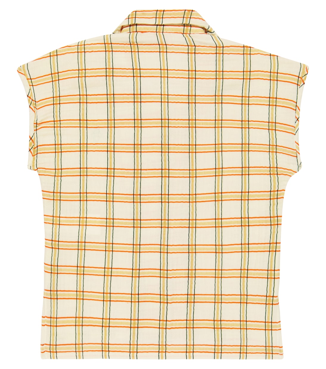 Kangaroo checked cotton top | The Animals Observatory