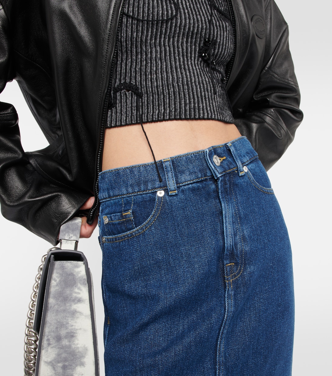 Midirock Mia aus Denim | 7 For All Mankind