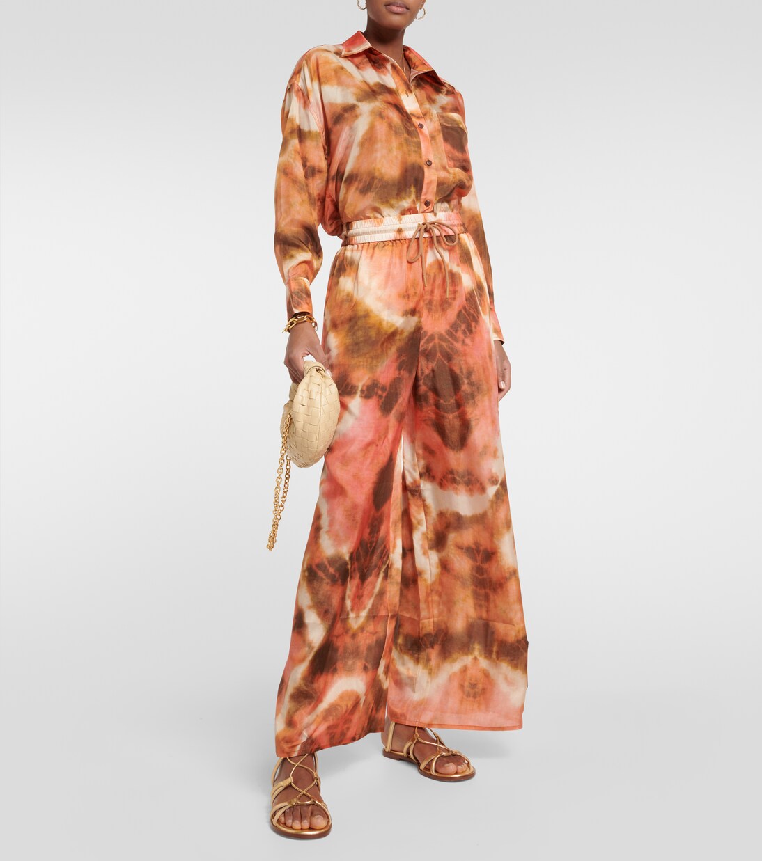 High-Rise-Hose Vacay aus Seide | Zimmermann