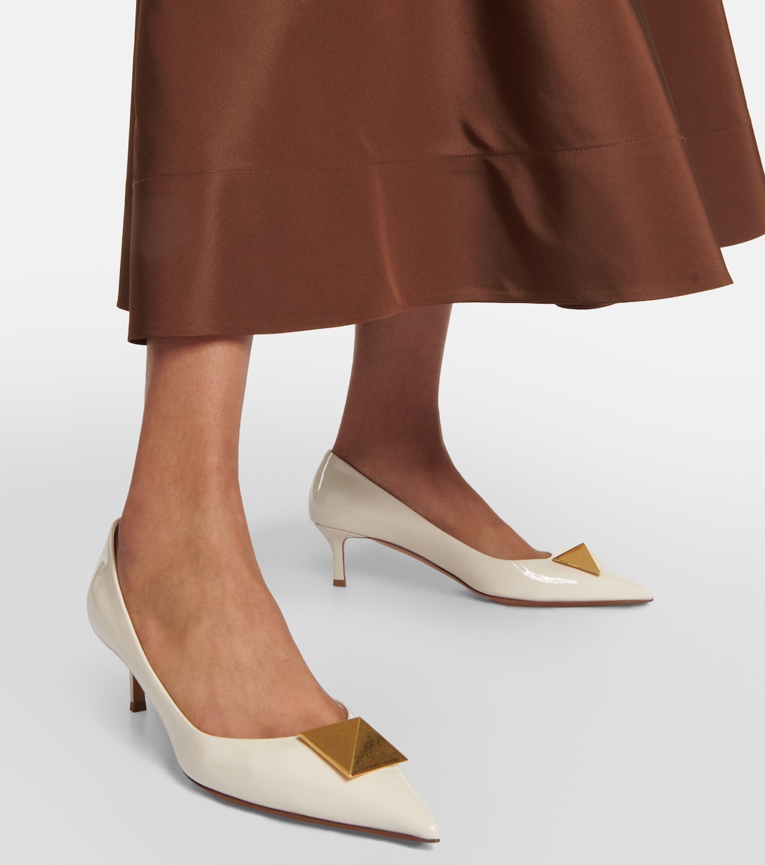 Escarpins One Stud en cuir verni | Valentino Garavani