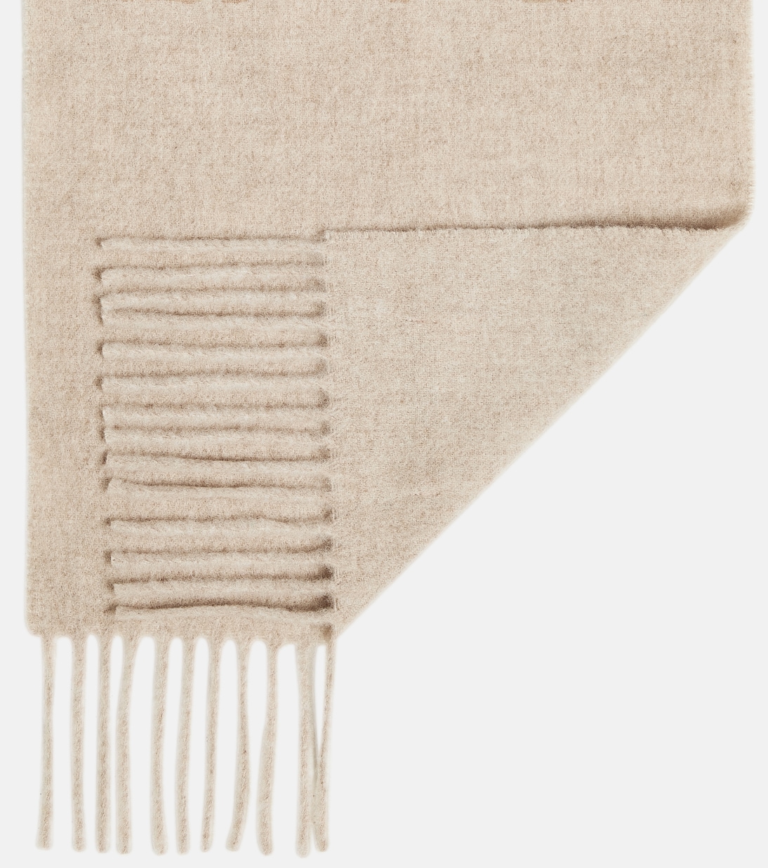 Canada Skinny fringed wool scarf | Acne Studios