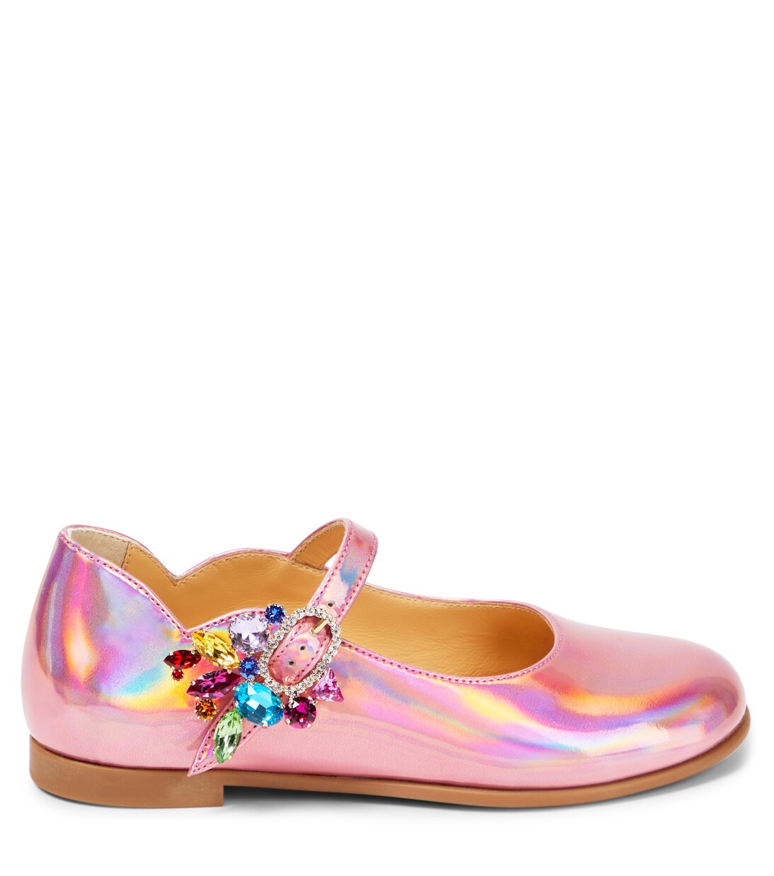 Melodie Queenie leather ballet flats | Christian Louboutin Kids