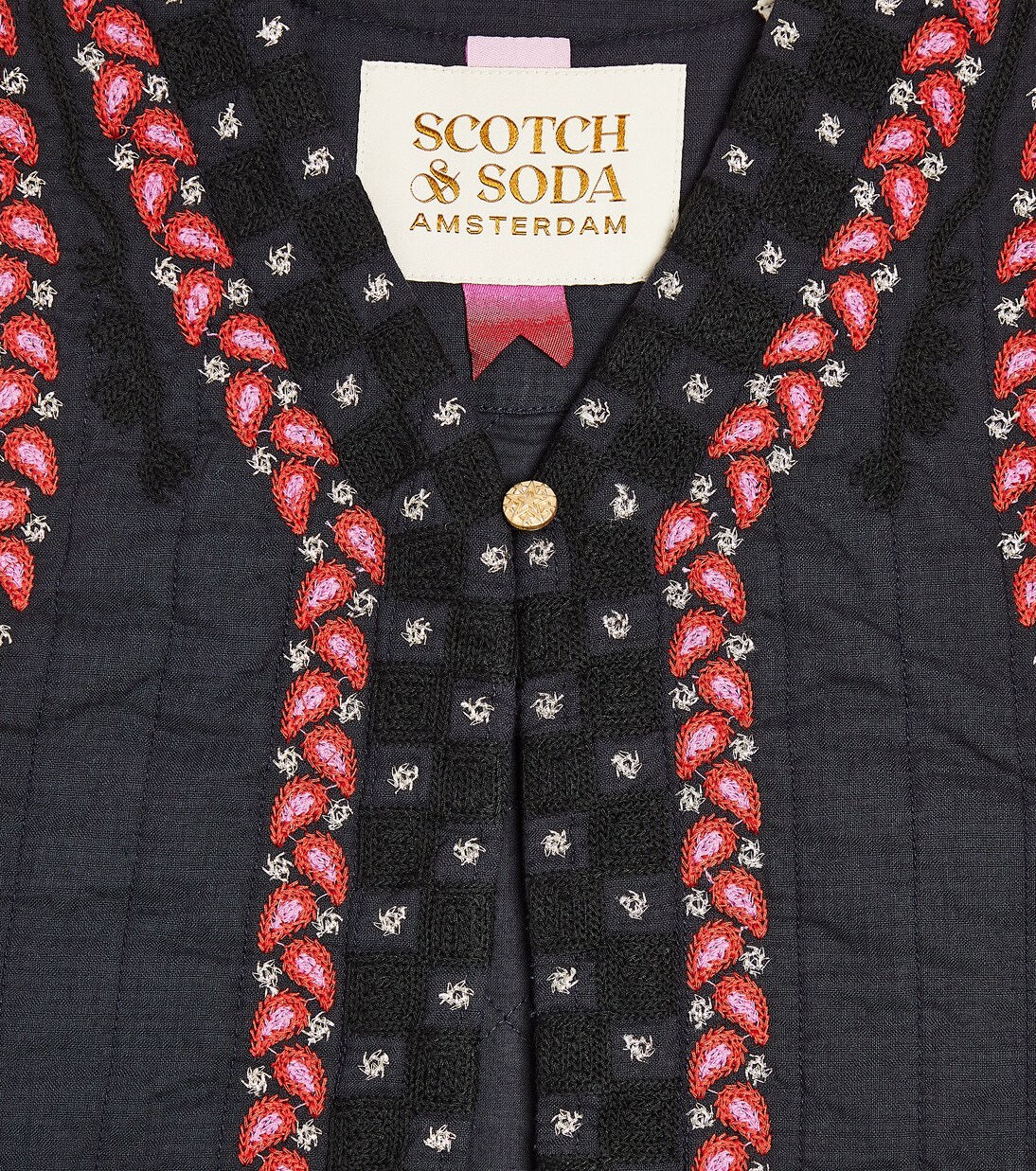 Embroidered cotton vest | Scotch & Soda Kids