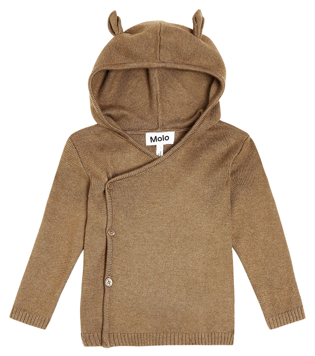 Baby - Cardigan Bobby in cotone e lana | Molo