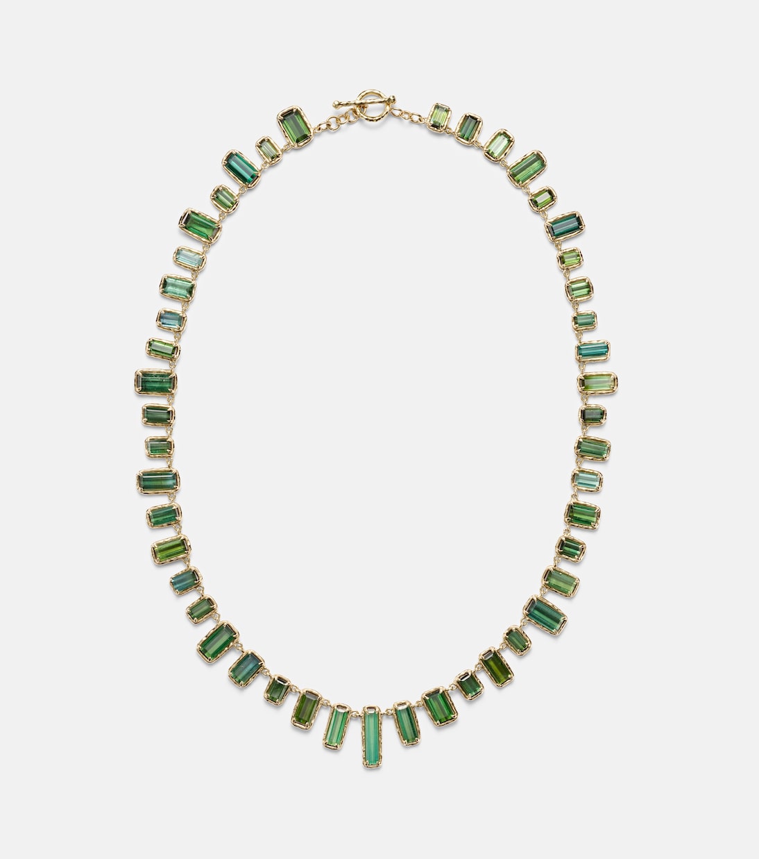 Halskette Bermuda Botany Eternity aus 18kt Gelbgold mit Turmalin | Octavia Elizabeth