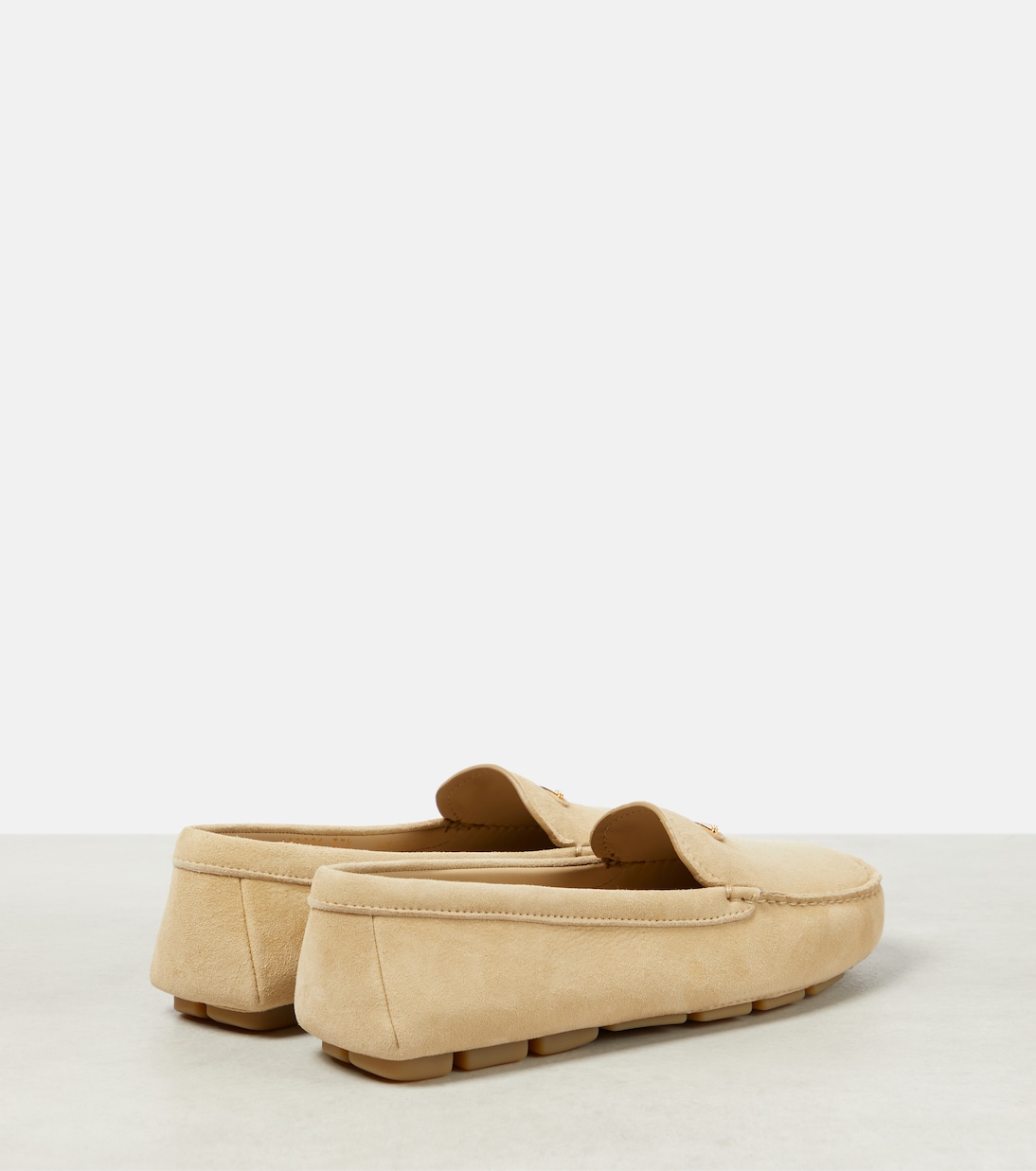 Suede driving shoes | Prada