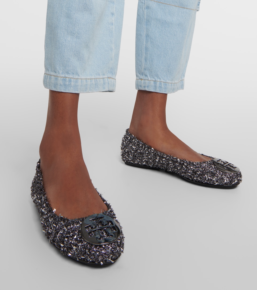 Minnie Travel embellished ballet flats | Tory Burch