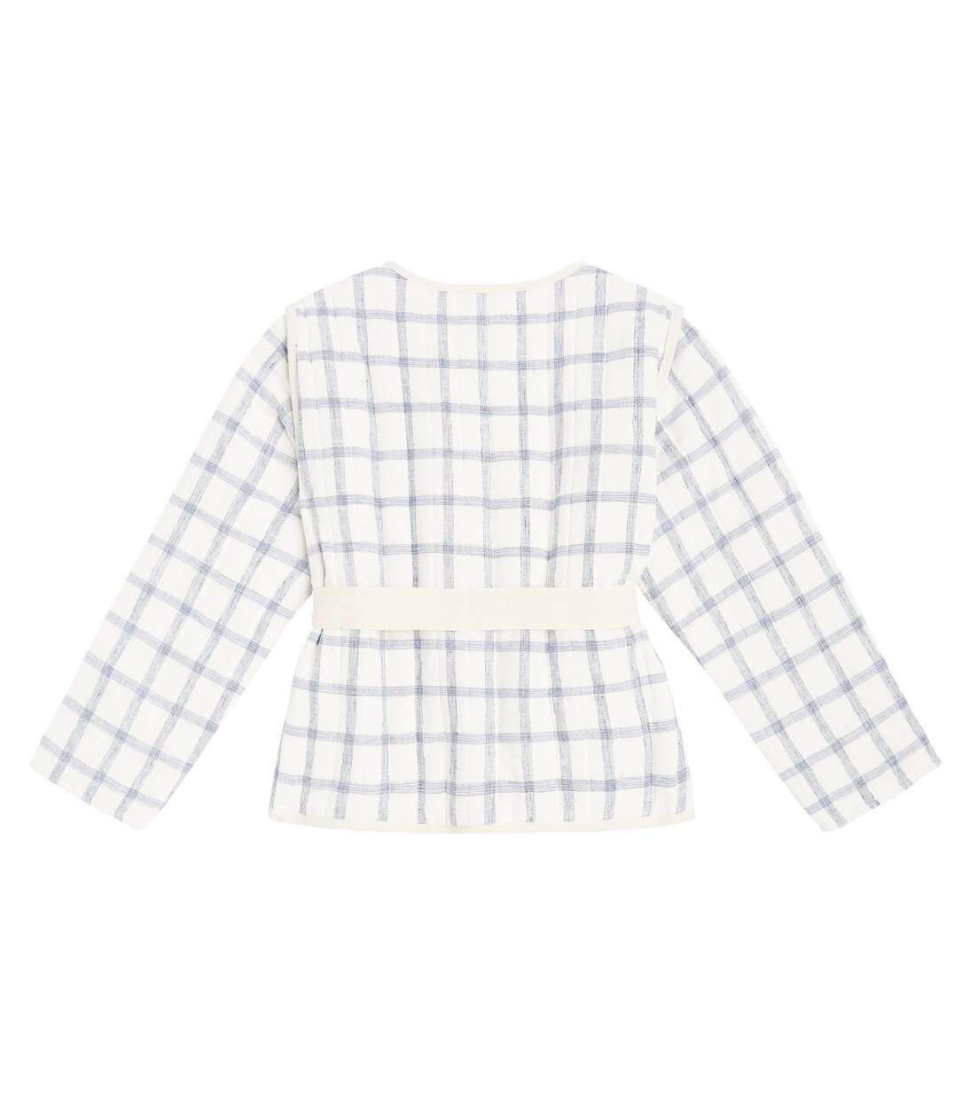Teliani embroidered checked jacket | Louise Misha