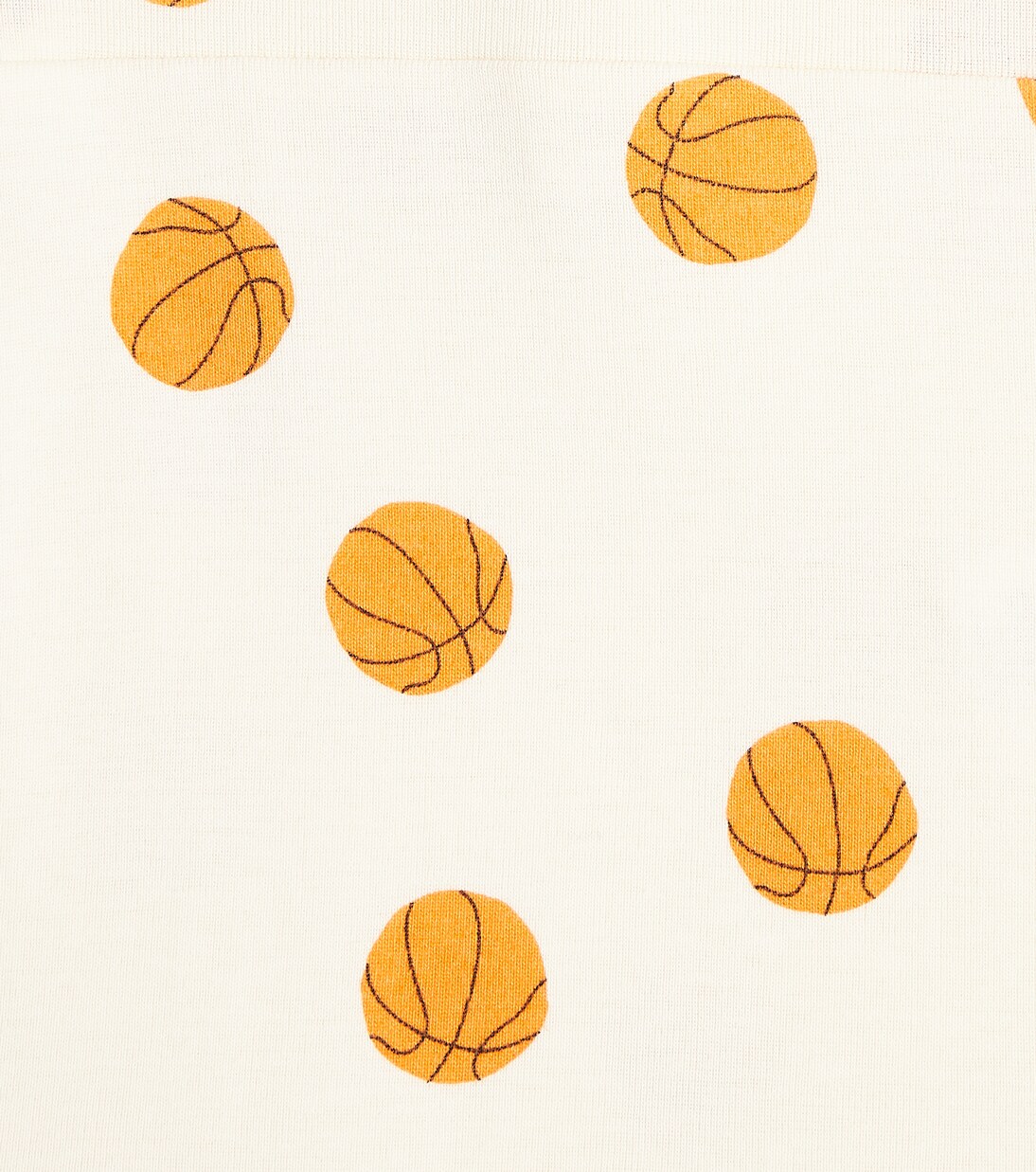Baby Basketball cotton playsuit | Mini Rodini