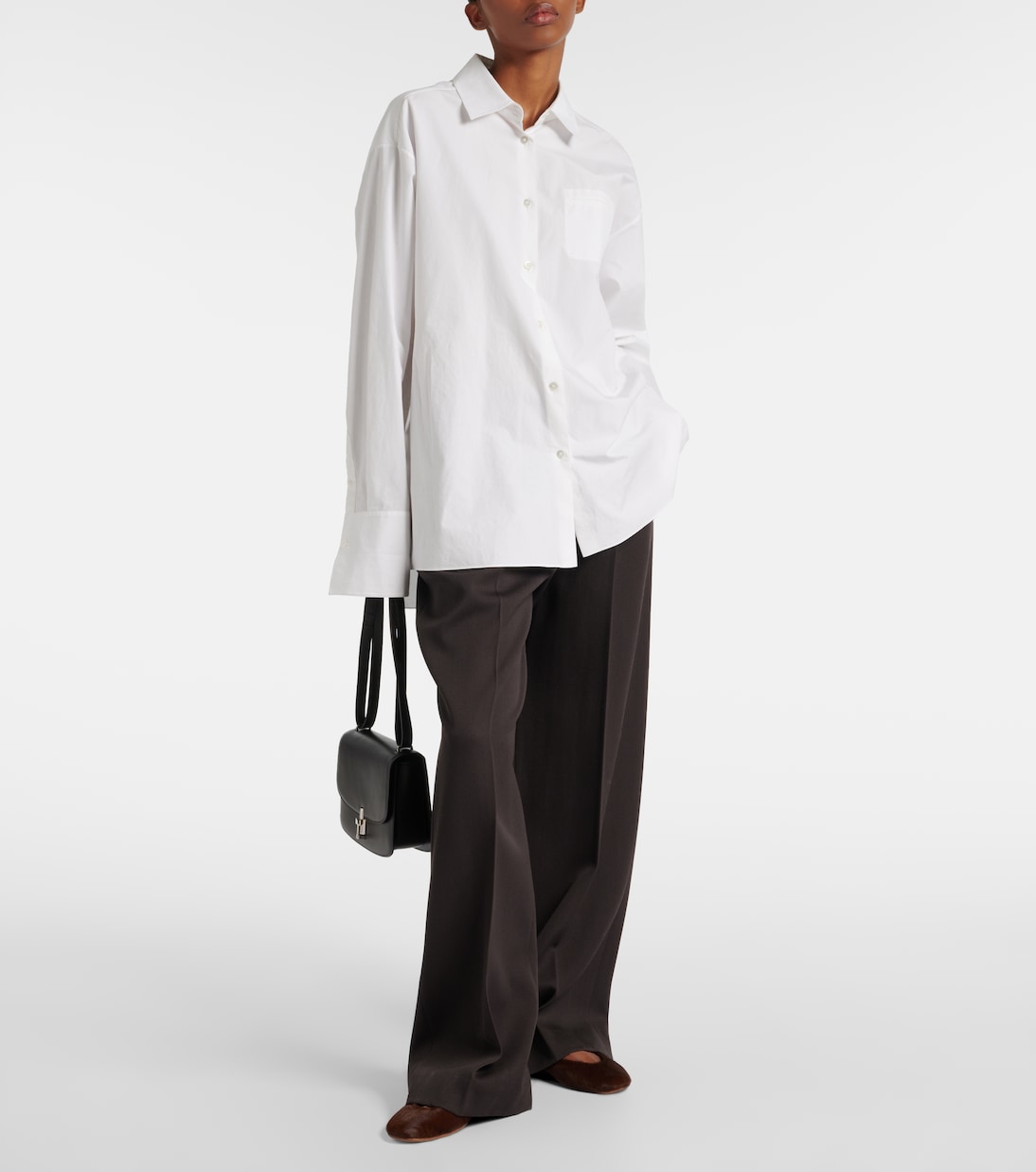 Ballerines Gemma en cuir façon poulain | The Row