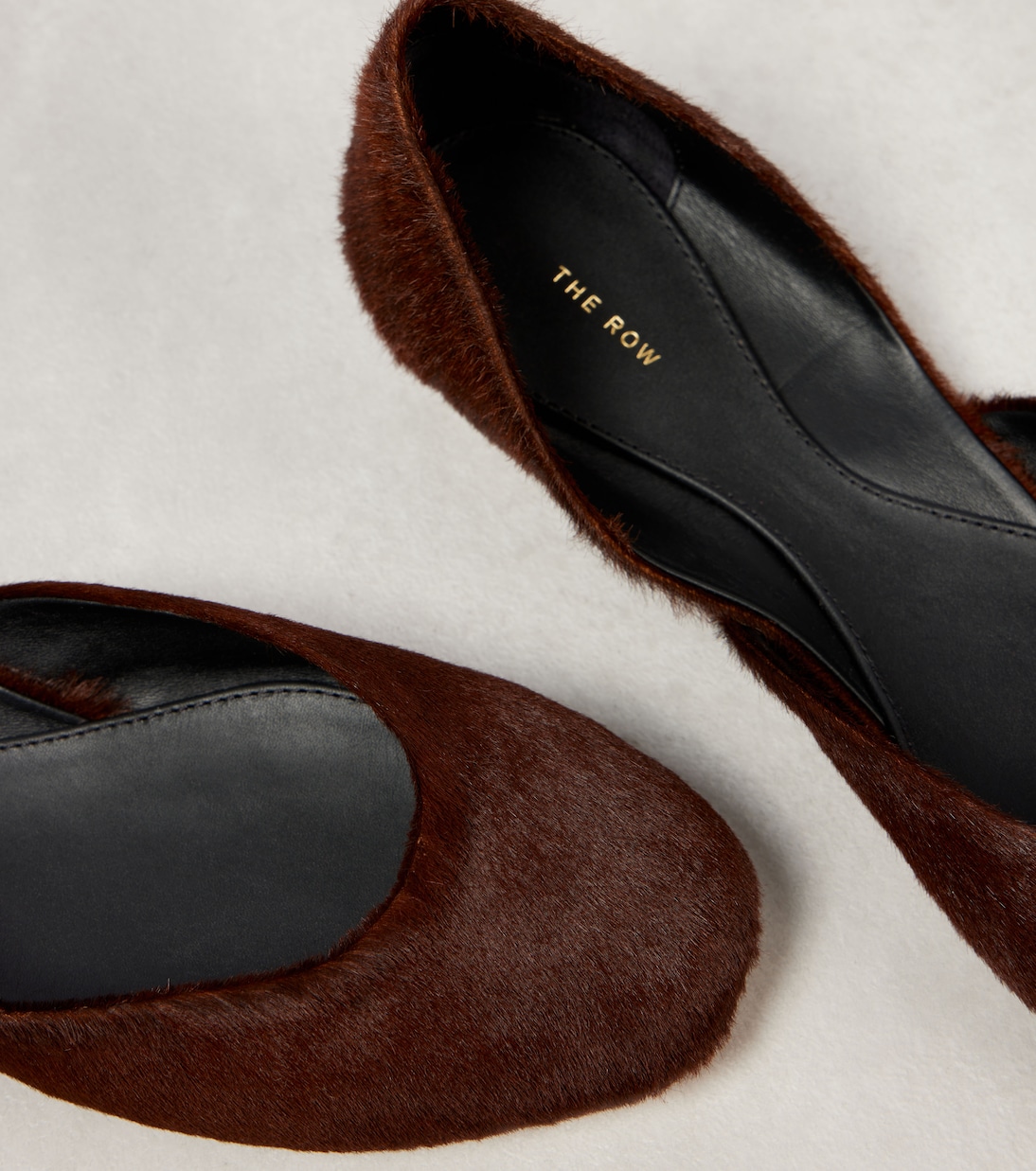 Ballerines Gemma en cuir façon poulain | The Row