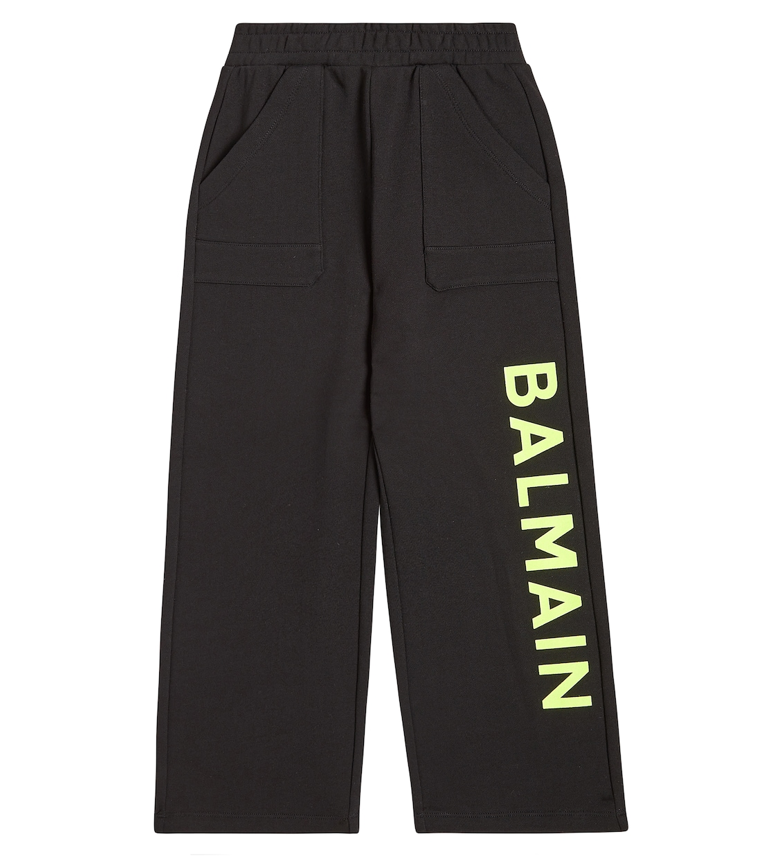 Logo cotton jersey sweatpants | Balmain Kids